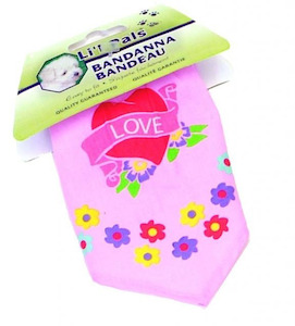 Li'L Pals Pink Daisy Love Bandana