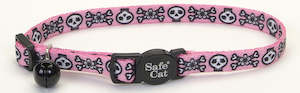 Skull Pink Cat Collar- Dare to be different