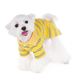 Dog Striped Polo Short - Lg