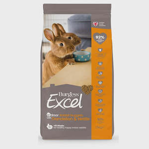 Pet: Burgess Excel Indoor Rabbit Nugget with Dandelion & Nettle 1.5kg