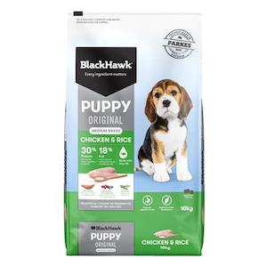 Pet: Black Hawk - Puppy Chicken & Rice Medium Breed Original