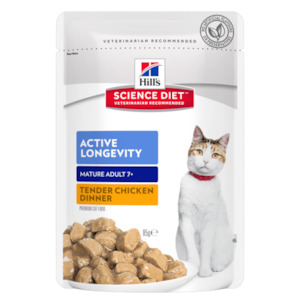 Hill's Science Diet Feline Adult 7+ Chicken 85g x 12