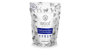 Woof Beef Green Tripe Treats 40g