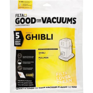 Filta Ghibli AS5 Vacuum Cleaner Bags 5 Pack (C072)