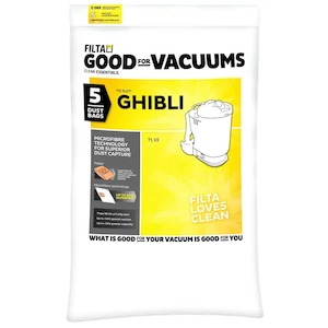 Filta Ghibli T1 Vacuum Bags (C063) 5 Pack