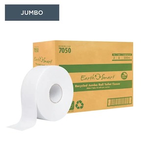 EarthSmart Jumbo Roll Bathroom Tissue 2 Ply 300m