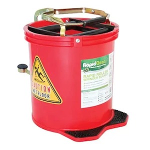 Rapidclean 16L Wringer Bucket Red