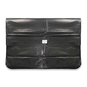 NZ Made Black Rubbish Bags 240L - 5 x 30 Bags (carton)