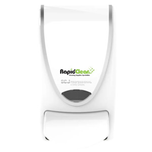 RAPIDCLEAN BRANDED 1L SOAP DISPENSER - FOR DEB SOAPS AND CREAMS