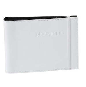 Citi Leather 4x6 Album White