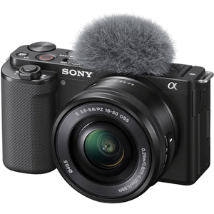 Sony Alpha ZVE10 24.2MP APS-C M/less Cam E Mount w/16-50 Black