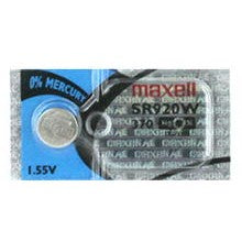 Commercial photography: MAXELL SR920W/370 BUTTON CELL BATTERY