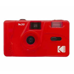 Commercial photography: Kodak Re-usable 35mm camera M35 - Flame Scarlet