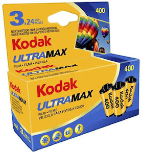 Commercial photography: KODAK Ultramax 400 iso 135-24 3 Pack