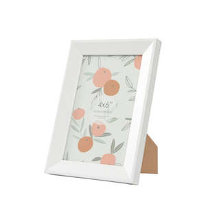 Finny  4x6 white frame