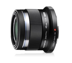 Olympus 45mm f1.8 Portrait Micro Four Thirds Lens Black