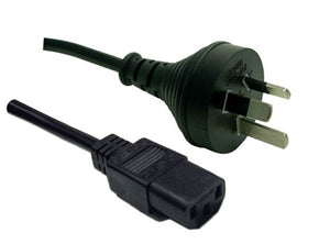 Commercial photography: Power Cord 10A/250V IEC (F) to 3 Pin Power (M) 1.8m