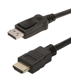 Commercial photography: Digitus DisplayPort (M) to HDMI (M) 2m Monitor Cable