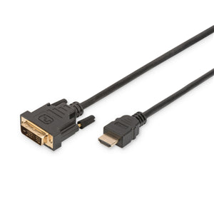 Commercial photography: Digitus HDMI v1.3 (M) to DVI-D (M) Monitor Cable 2.0m