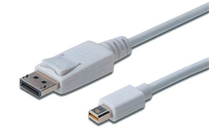 Commercial photography: Digitus mini DisplayPort v1.1 (M) to DisplayPort (M) 2m Monitor Cable