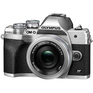 Olympus OM-D E-M10 Mark IV Silver w 14-42mm EZ Lens