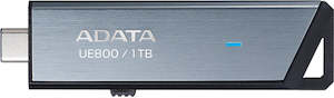 Commercial photography: ADATA UE800 Retractable USB3.2 Gen 2 Type-C 512GB External SSD 5yr wty