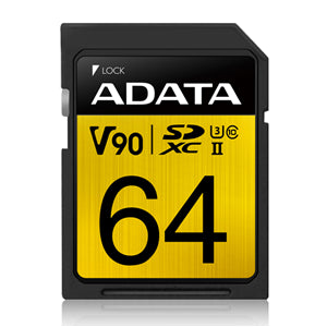 Commercial photography: ADATA Premier ONE V90 UHS-II SDXC Card 64GB