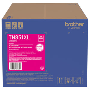 Commercial photography: Brother TN851XLM Magenta High Capacity Toner