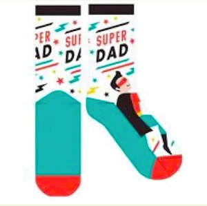 Commercial photography: SOCK FF SUPER DAD