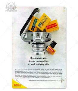 Commercial photography: Vintage Tin Sign Kodak