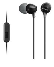 Commercial photography: Sony MDREX15APB In Ear Headphone w/Smart Phone Control Black