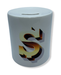 11oz Money Bank Ceramic