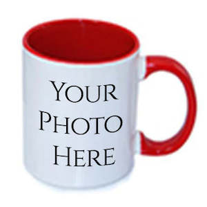 Commercial photography: 11oz Inner Coloured Mug Red