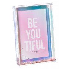 Commercial photography: Shot2Go Photo Block Frame 6x4 Iridescent Glitter