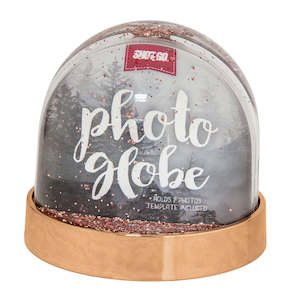 SHOT2GO PHOTO GLITTER GLOBE-ROSE GOLD