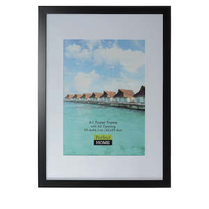 Commercial photography: Brighton A1 Frame with A2 Opening Black