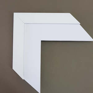 White Frame 20mm x 30mm - complete ready to hang package