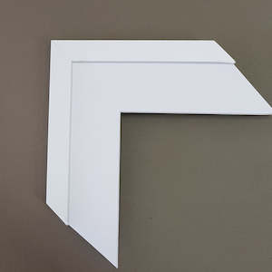 White Frame 20mm x 20mm - complete ready to hang package