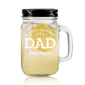 Mason Jar - World's Greatest Dad