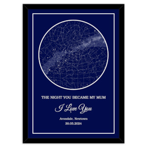 Star Map - Classic - Blue