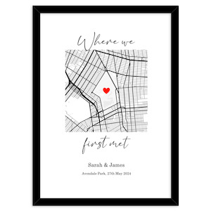 Publishing: Street Map - Where We First Met