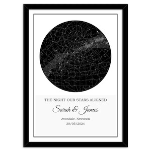 Star Map - Classic - White