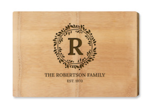 Chopping Board - Premium - Monogram Family