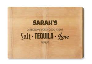 Chopping Board - Premium - Tequila Recipe