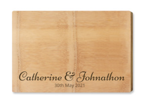 Chopping Board - Premium - Couple With Date