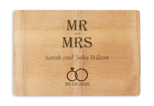 Chopping Board - Premium - Mr And Mrs