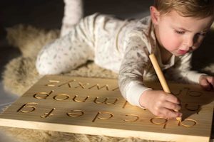 Double-sided Alphabet Tracing Board - Mama Bear