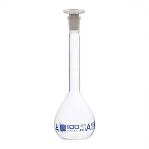 Eisco Flask Volumetric class 'A', cap. 100ml, socket size 14/23, borosilicate gl…