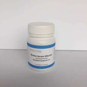 Sales agent for manufacturer: New Zealand Bovine Serum Albumin - Standard grade - BSA NZ origin