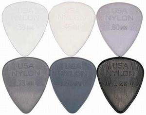 Dunlop Nylon Guitar Pick, (various sizes)